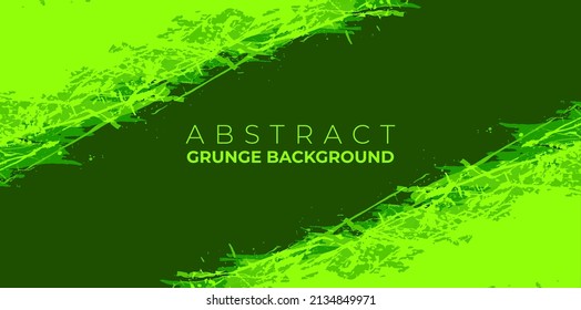 dark background with green abstract stains and brush strokes.  scratched grunge background.  Texture and elements for design