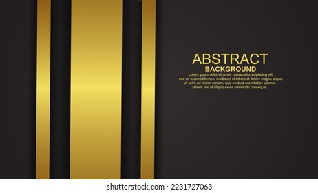 
fondo oscuro con capas de líneas doradas que superponen espacio para mensajes de texto y diseño.