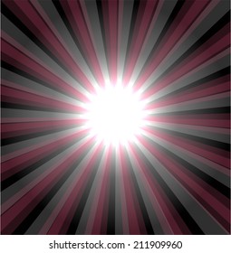 Dark background with lens flare