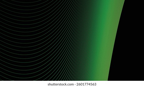 Dark background with light green stripes lines for backdrop