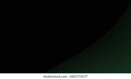 Dark background with light green stripes lines for backdrop