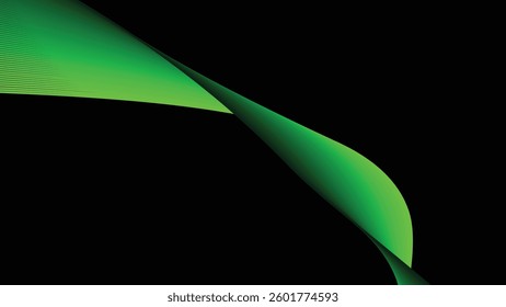 Dark background with light green stripes lines for backdrop