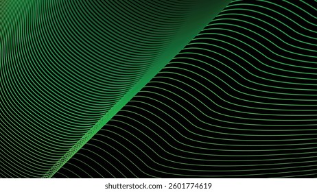 Dark background with light green stripes lines for backdrop