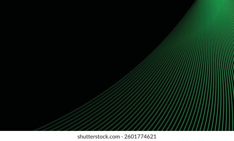 Dark background with light green stripes lines for backdrop