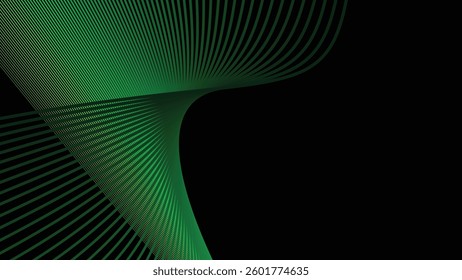 Dark background with light green stripes lines for backdrop