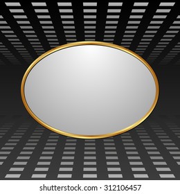 dark background with light plate