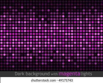 Dark background with magenta lights