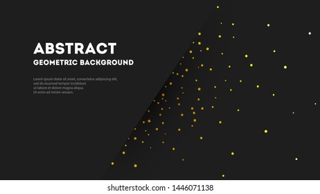 Dark background in modern style