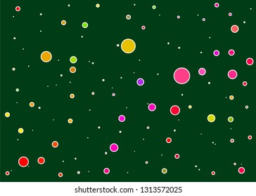 Dark background on colorful bubble cute pattern vector