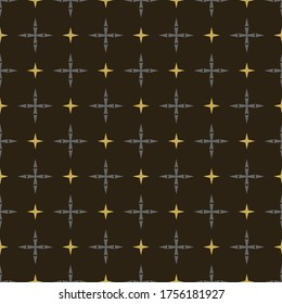 Dark Background Pattern  | Simple Seamless Wallpaper| Vector Image