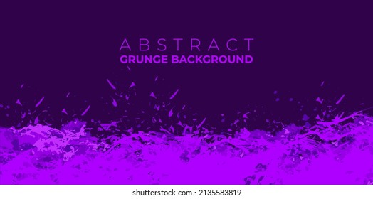 dark background with purple abstract stains and brush strokes.  scratched grunge background.  Texture and elements for design