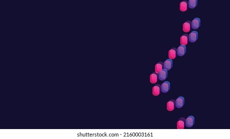 fondo oscuro con puntos púrpura