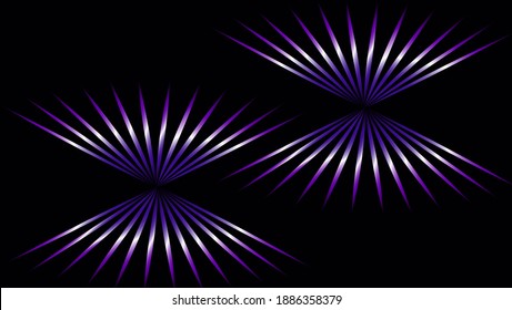 dark background with purple and light design