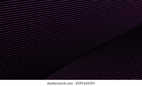 Dark background with purple stripes line abstract for backdrop