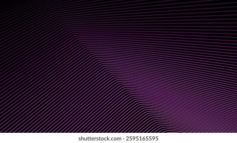 Dark background with purple stripes line abstract for backdrop