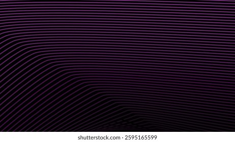 Dark background with purple stripes line abstract for backdrop