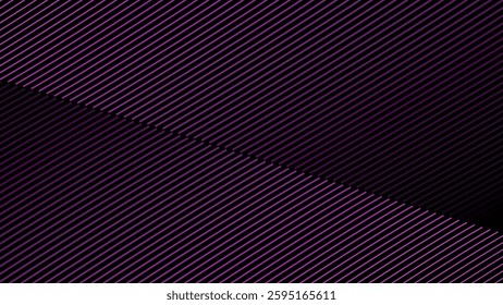 Dark background with purple stripes line abstract for backdrop