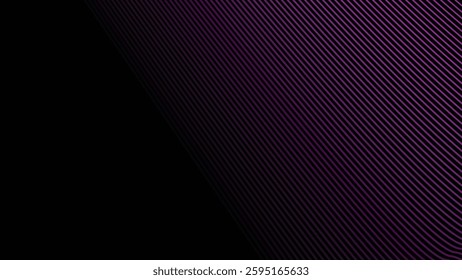 Dark background with purple stripes line abstract for backdrop