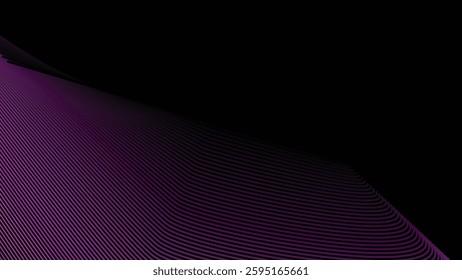 Dark background with purple stripes line abstract for backdrop