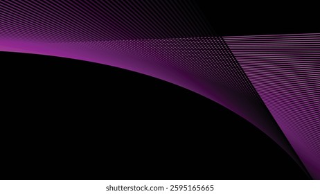 Dark background with purple stripes line abstract for backdrop