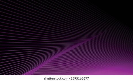 Dark background with purple stripes line abstract for backdrop