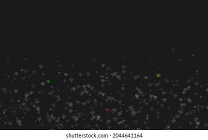 dark background, random minimalist abstract illustration vector for logo, card, banner, web and printing.