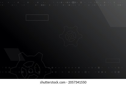 fondo oscuro, vector de ilustración abstracta al azar minimalista para logotipo, tarjeta, banner, web e impresión.