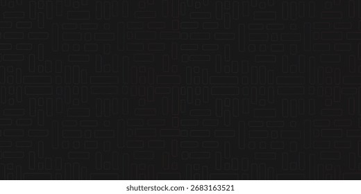 Dark background with a repeating pattern of interwoven, maze-like lines.