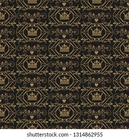 dark background seamless pattern texture, vector image