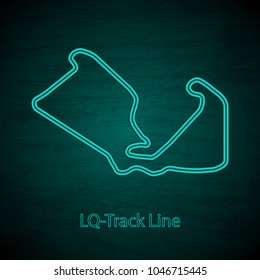 Dark background with speed race background with text
