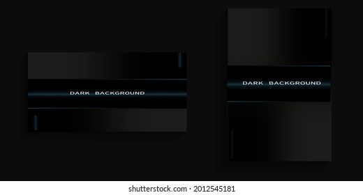 dark background with squares and blue lines in the middle for covers, posters, banners, billboards