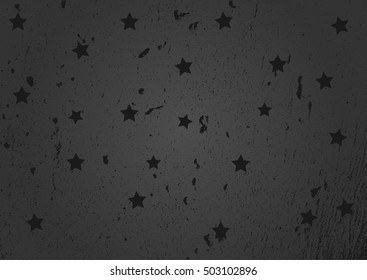 Dark background with stars. Grunge. Abstract.