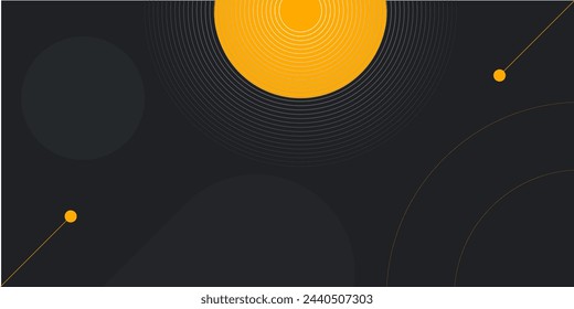 Dark background template banner business sale elegant black illustration vector design