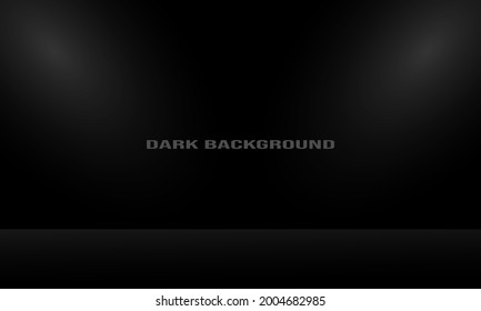 Dark background with two lights from above for covers, banners, posters, billboards, product ads