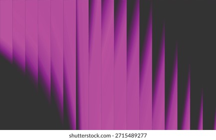 Un fondo oscuro con líneas de Vertical rosa vibrante y efecto de fallo