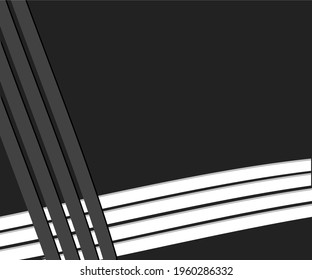 Dark Background White Grid White Light Curve Scene Background Vector