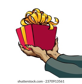 Dark bad cruel tempt sin lady girl hidden finger claw snare death desir empty white paper text space view Risky spooky greed joy male kid child take hide free xmas day event sign icon retro sketch art