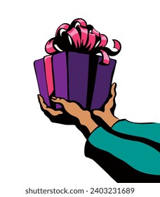 Dunkel böser Versuchung der Dame Mädchen versteckte Finger klatschschnalle Tod wünscht leeres weißes Papier Textansicht Risky Gioky Gieke Freudenjungjunges Kind verbergen kostenlose Weihnachtsfeistertage Symbol retro Sketch Art