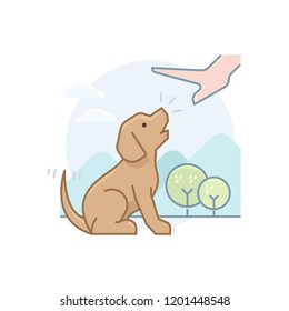 Dark barking and hand