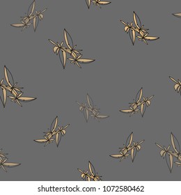 dark bewitching background, and purple flowers, good for upholstery and posters