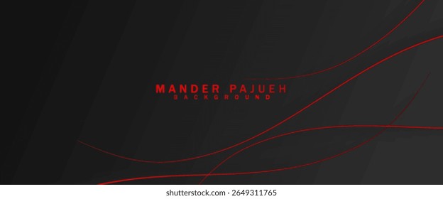 Fondo abstracto negro oscuro con elegante estilo de sombra curva. Fondo de onda abstracto.