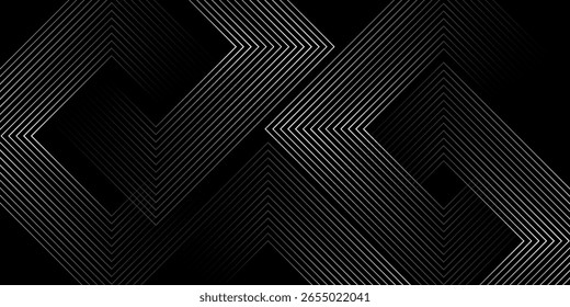 Dark black abstract background for presentation design. vector illustration