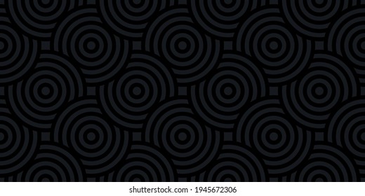 Fondo geométrico abstracto oscuro y negro. Ilustración EPS10.
