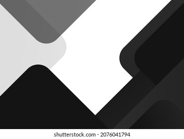 dark black abstract geometric shape vector background with low opacity and free space.