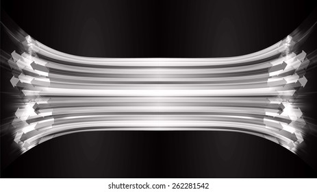 Dark black arrow Light Abstract Technology background for computer graphic website internet. circuit