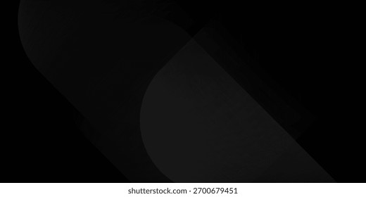 Fondo negro oscuro abstracto geométrico 3D con decoración de efecto de onda. Diseño moderno y creativo de moda en Vector EPS 10