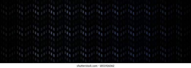 Dunkel-schwarzer Hintergrund abstraktes geometrisches Muster. Dunkler Modus Konzept. Ideal für Webbanner und Hintergrund. Vektorgrafik.