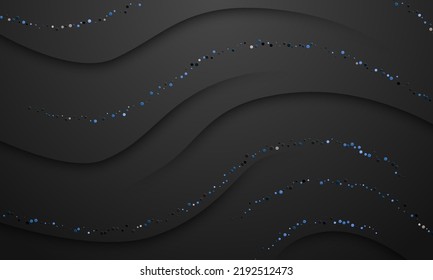 fondo negro oscuro con diseño de líneas brillantes