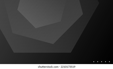 Fondo negro oscuro. Textura vectorial abstracta oscura moderna