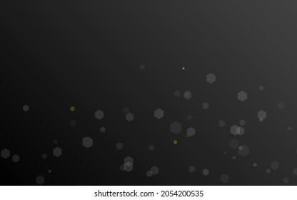 dark black background, random minimalist abstract illustration vector for logo, card, banner, web and printing.